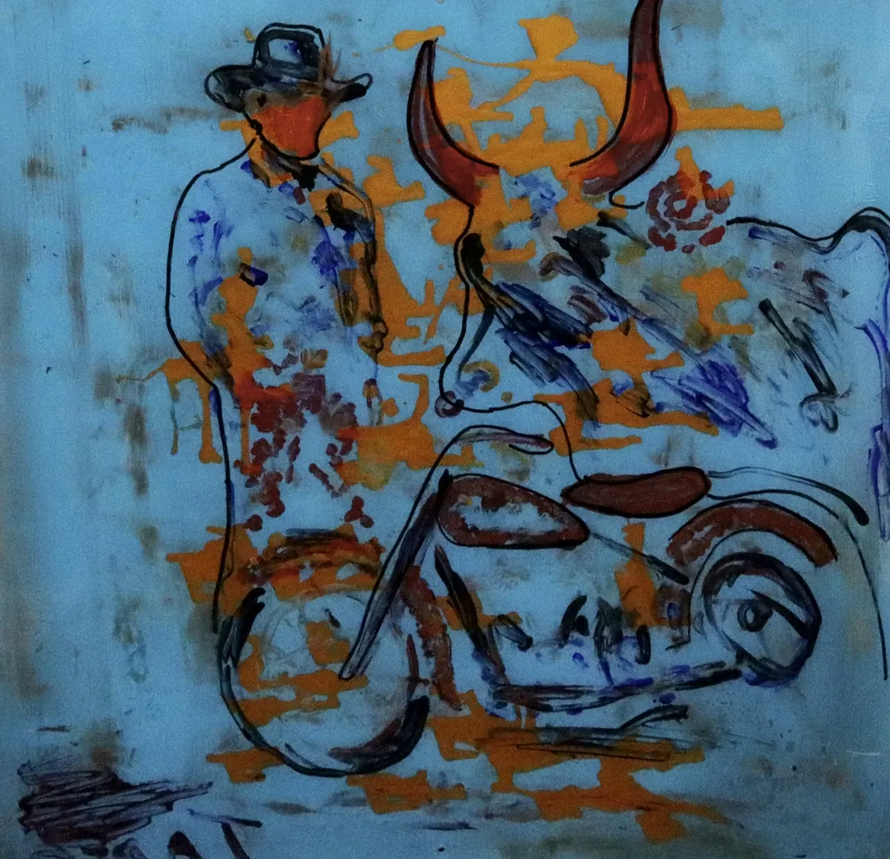 The Harley, The Indian, The Cowboy, and The Toro